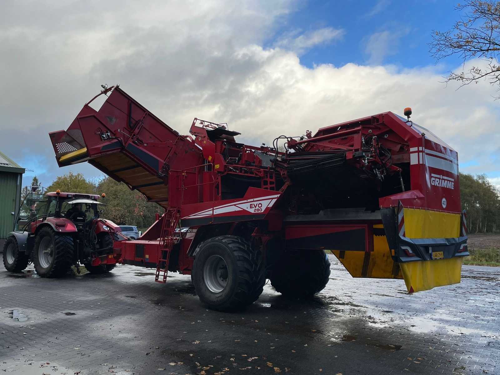 Frontansicht des Grimme EVO 280 EasySep