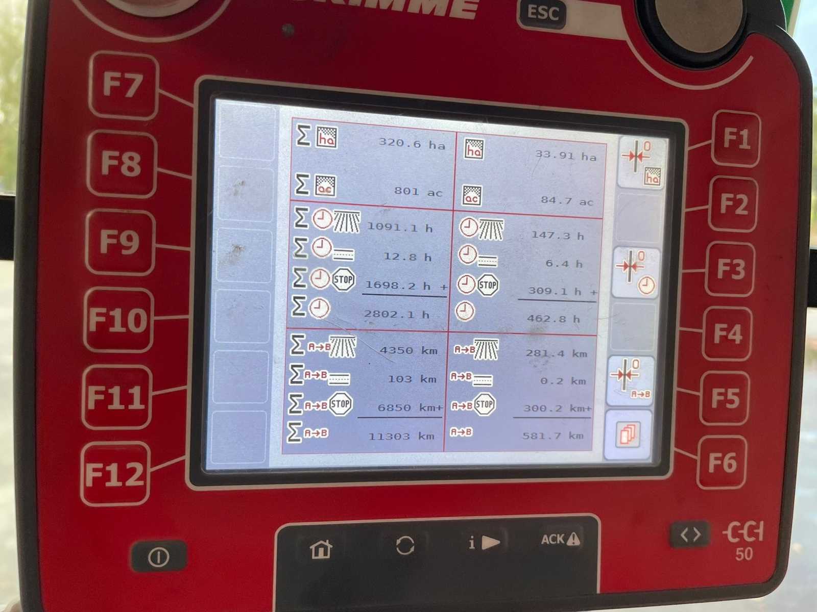 Seitliche Ansicht des Grimme EVO 280 EasySep