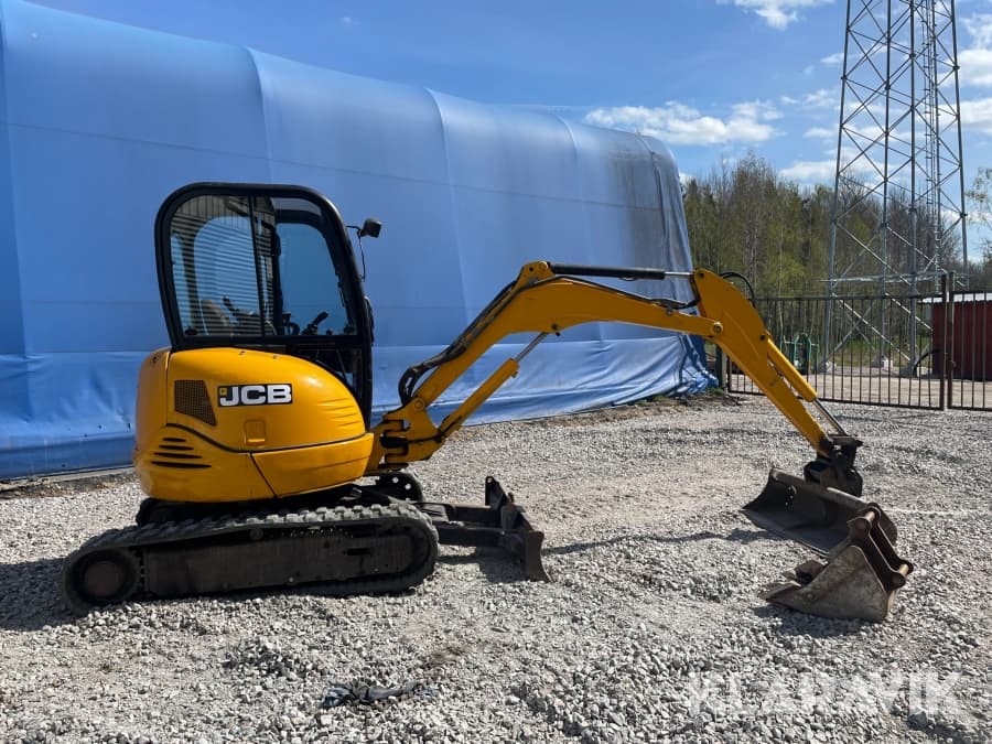 JCB 8030 Bagger von 2009, seitliche Ansicht