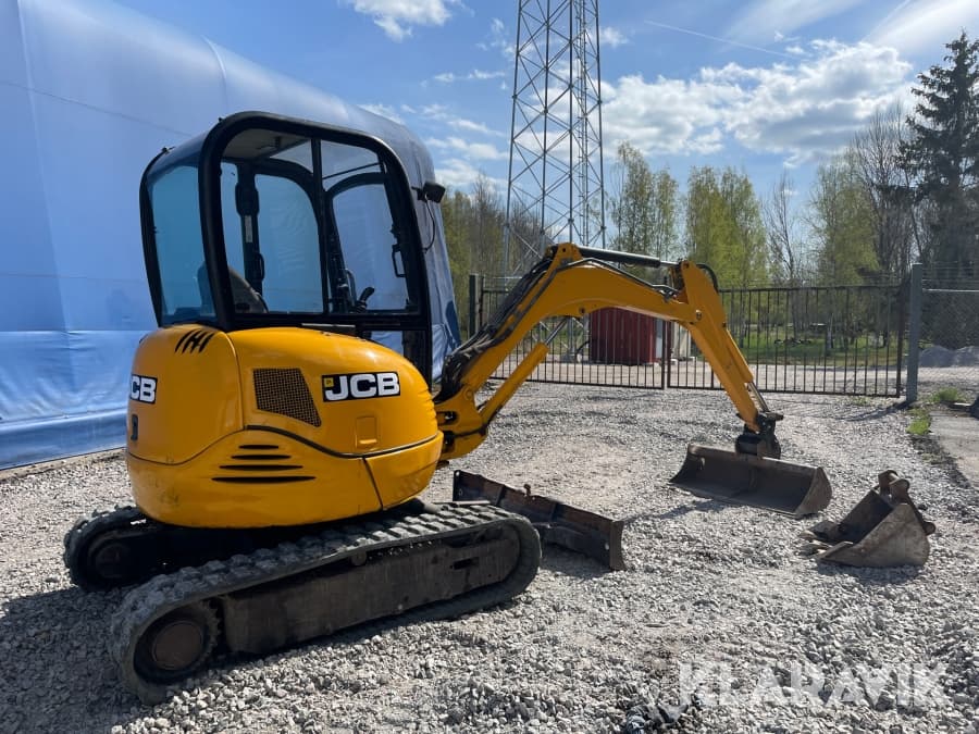 JCB 8030 Bagger von 2009, seitliche Ansicht