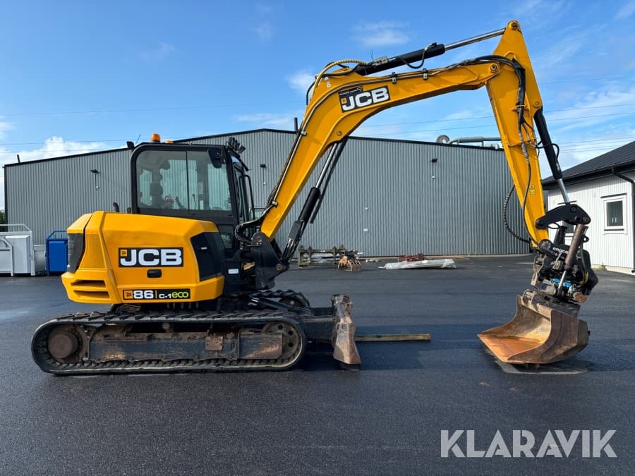 JCB 86C-1 ECO Bagger Arbeitsansicht