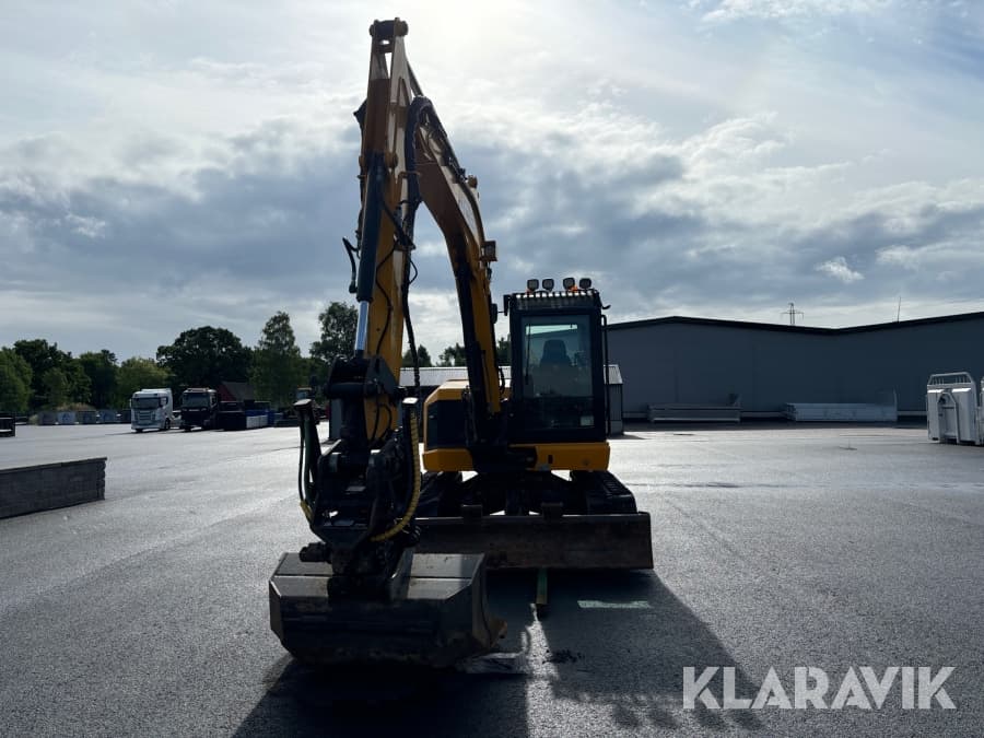 JCB 86C-1 ECO Bagger von 2015, Seitenansicht