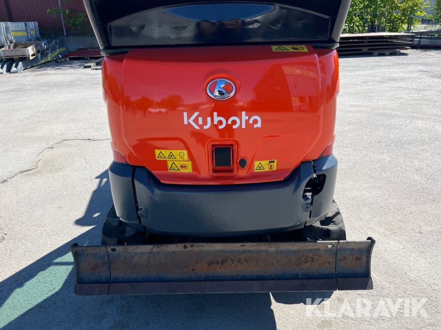 Kubota KX019-4 Minibagger Seitenansicht
